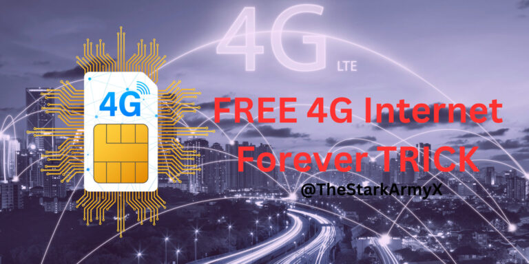 FREE 4G Internet Forever TRICK